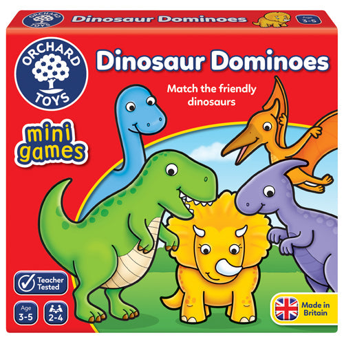 Dinosaur Dominoes Mini Game - Maker Play Set