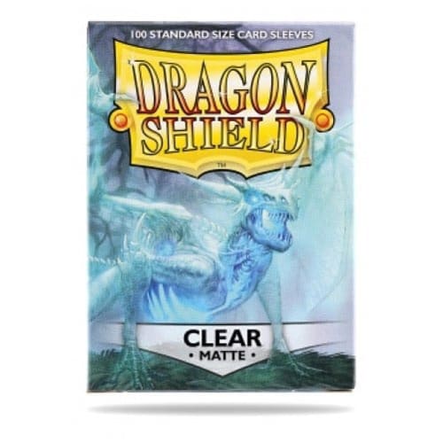 Dragon Shield Matte Clear Sleeves (100) - Quick Play Rounds