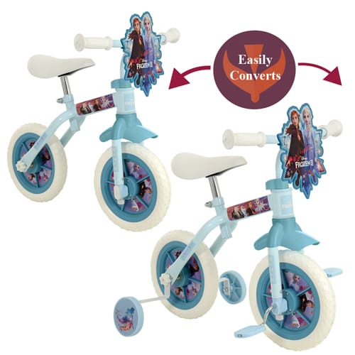 Frozen 2 2 in 1 10″ Training Bike - Race Day Pick