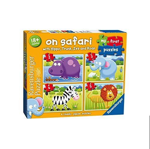 On Safari My First Puzzles (2,3,4,5pc) - Quiet Play Choice