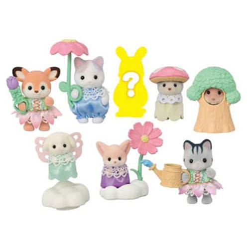 Sylvanian Families – Baby Collectibles – Blooming Baby Friends Series Blind Bag - Imagination Play Time