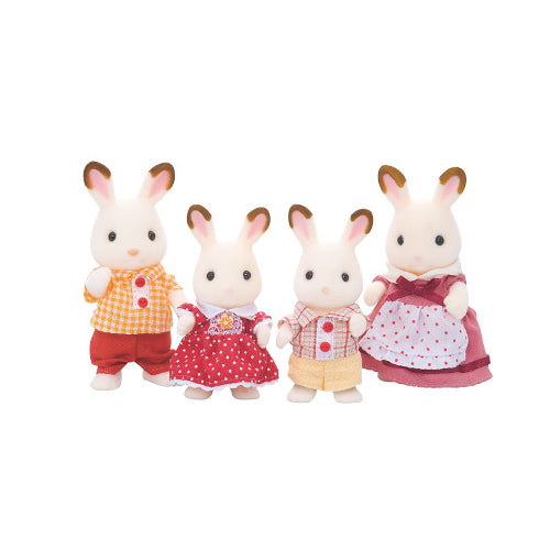 Sylvanian Families Chocolate Rabbit Family - Cozy Bedtime Buddy
