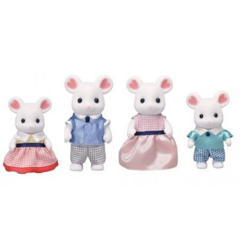 Sylvanian Families Marshmallow Mouse Family - Dress Up Fun