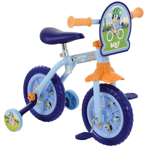 Bluey 2 in 1 10″ Training Bike - Little Rider Fun